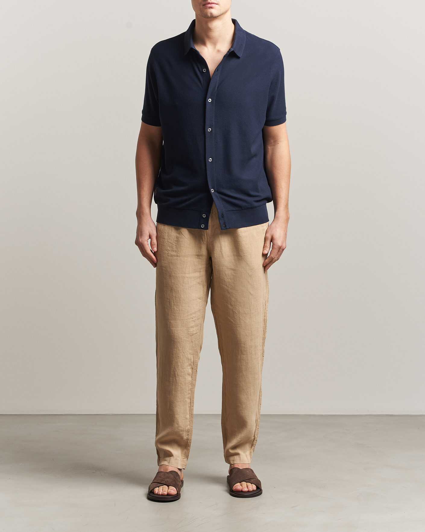 Hombres | Polos | Polo Ralph Lauren | Cotton Knitted Polo Aviator Navy