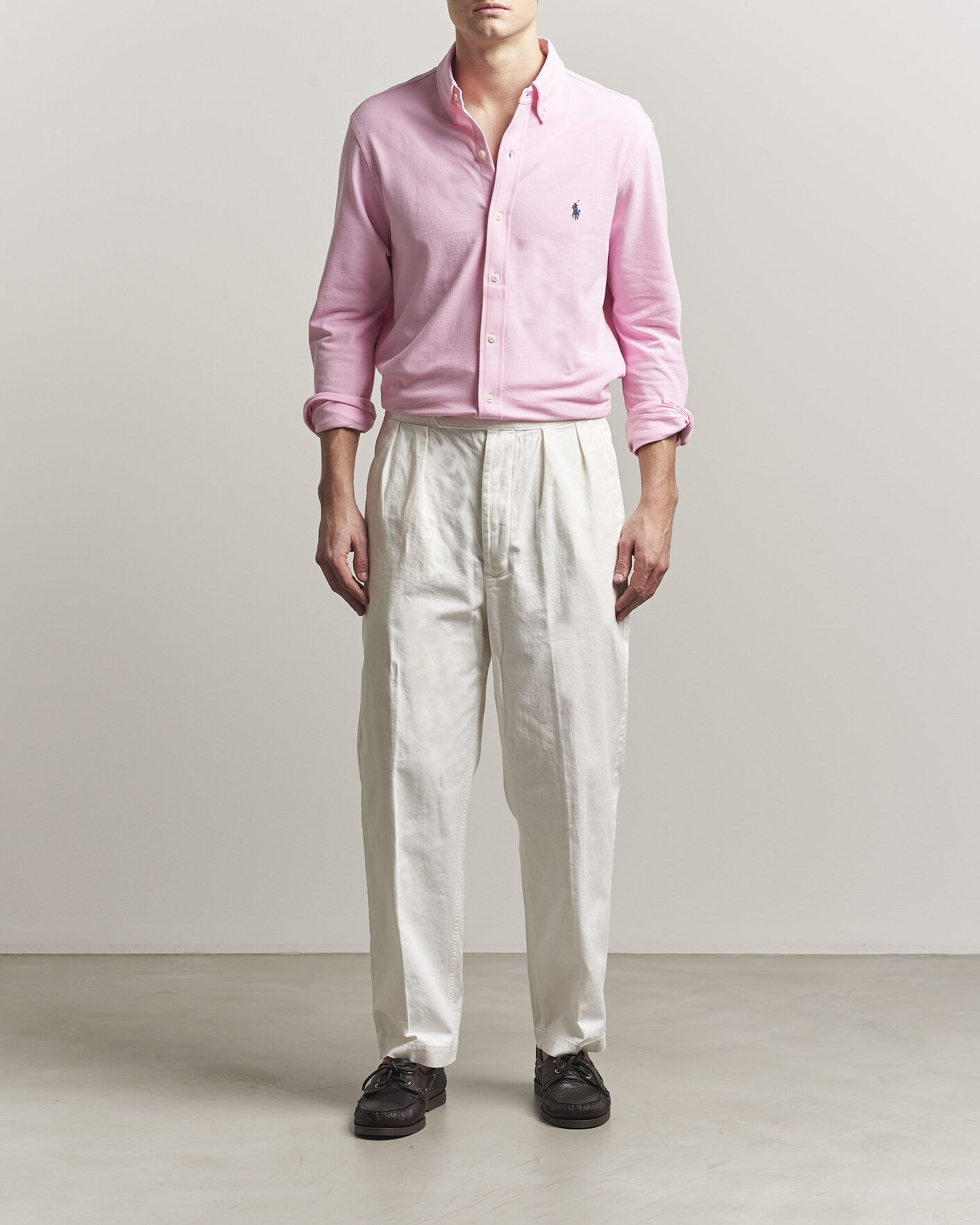 Hombres | Camisas | Polo Ralph Lauren | Featherweight Mesh Shirt Carmel Pink