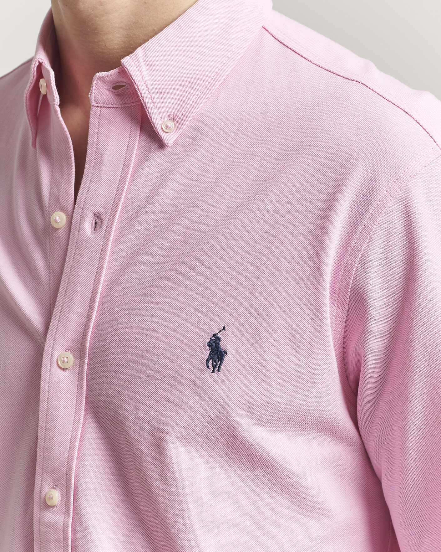 Hombres | Camisas | Polo Ralph Lauren | Featherweight Mesh Shirt Carmel Pink