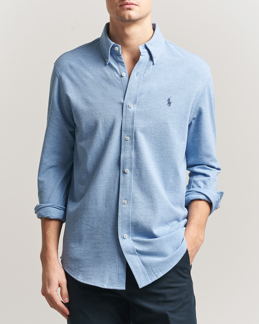 Hombres | Camisas | Polo Ralph Lauren | Featherweight Mesh Shirt Isle Heather
