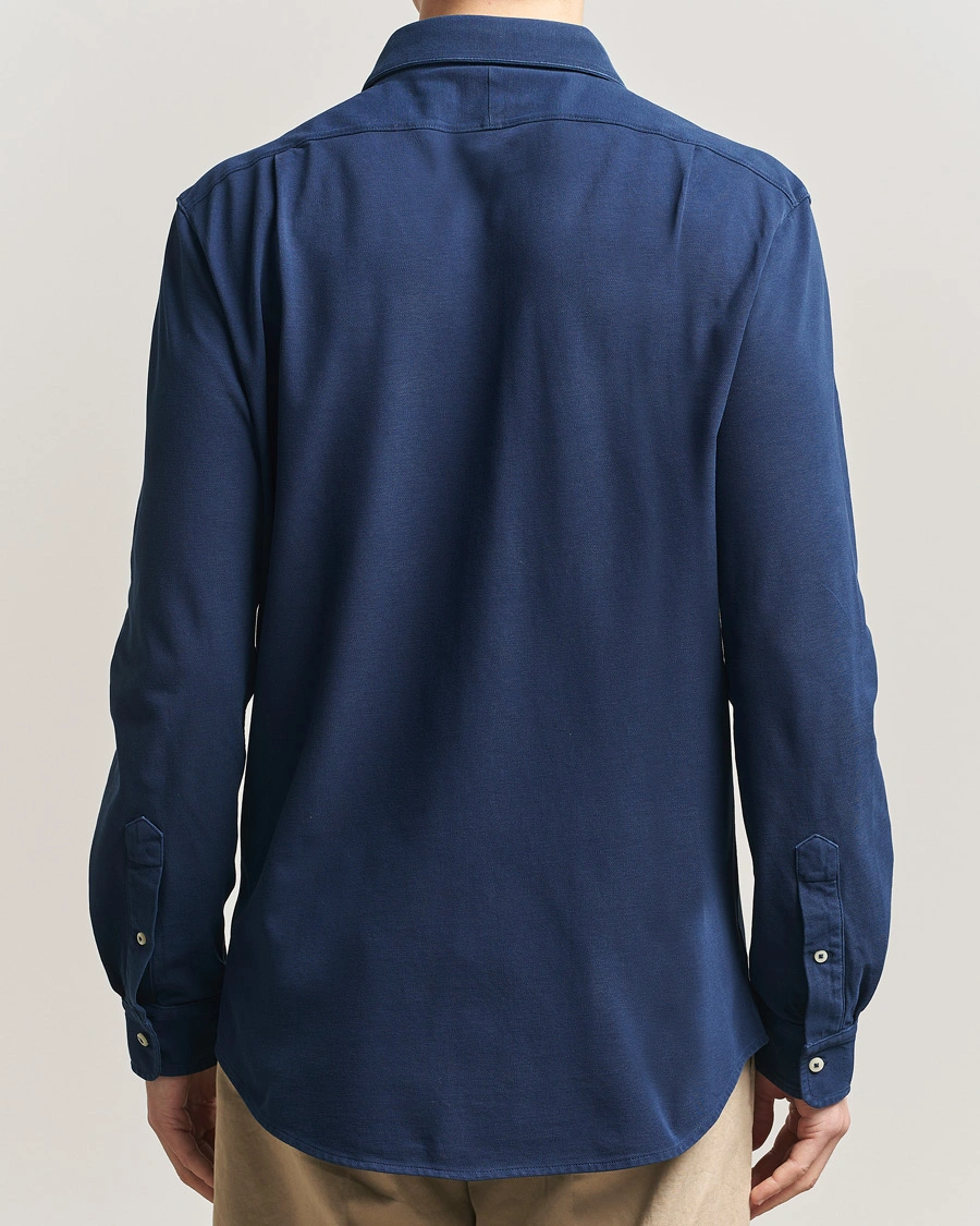 Hombres | Camisas | Polo Ralph Lauren | Featherweight Knitted Shirt Dark Cobalt