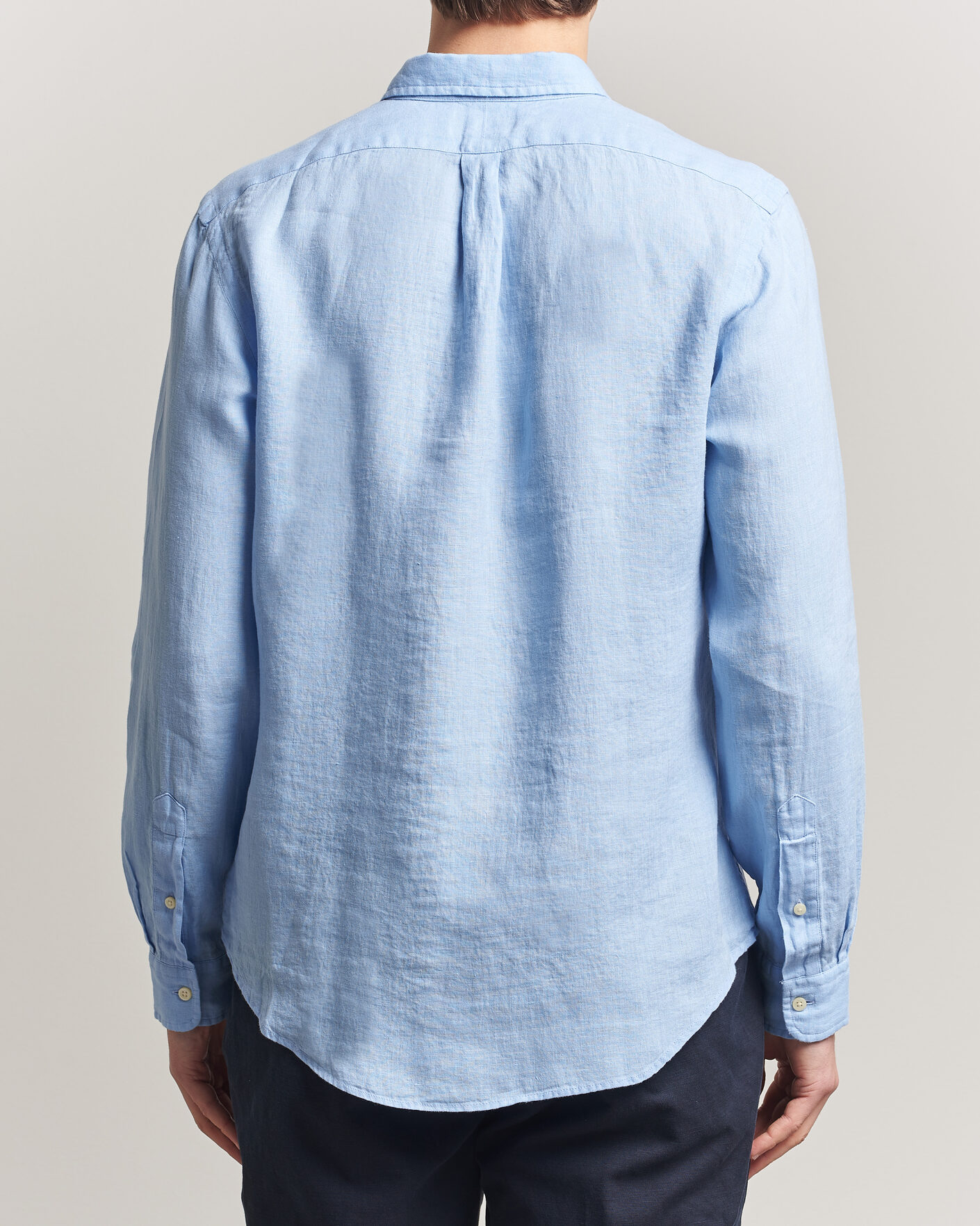 Hombres | Camisas | Polo Ralph Lauren | Slim Fit Linen Shirt Austin Blue