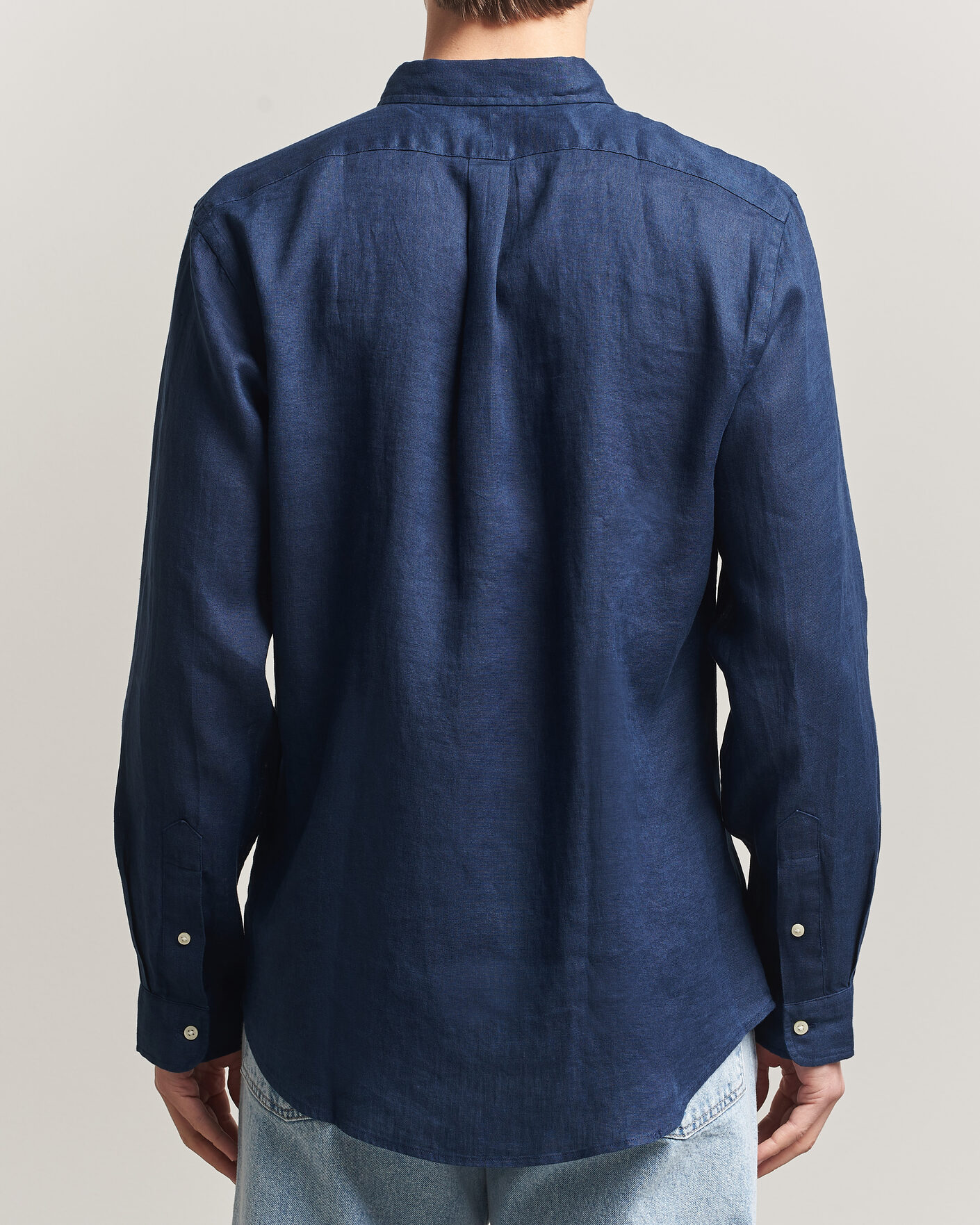 Hombres | Camisas | Polo Ralph Lauren | Slim Fit Linen Shirt Newport Navy