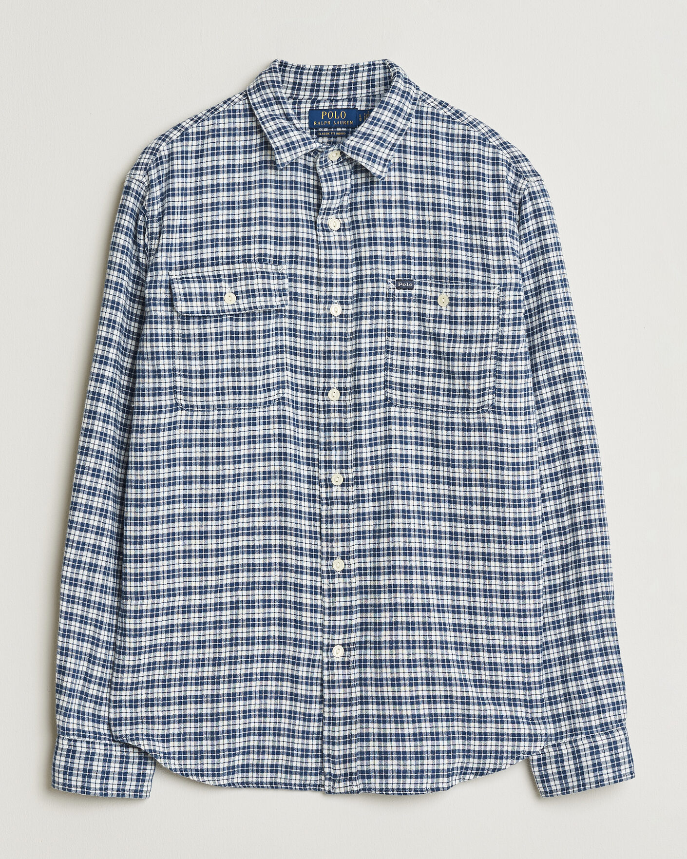 Hombres | Camisas | Polo Ralph Lauren | Double Faced Oxford Shirt Dark Indigo Cream