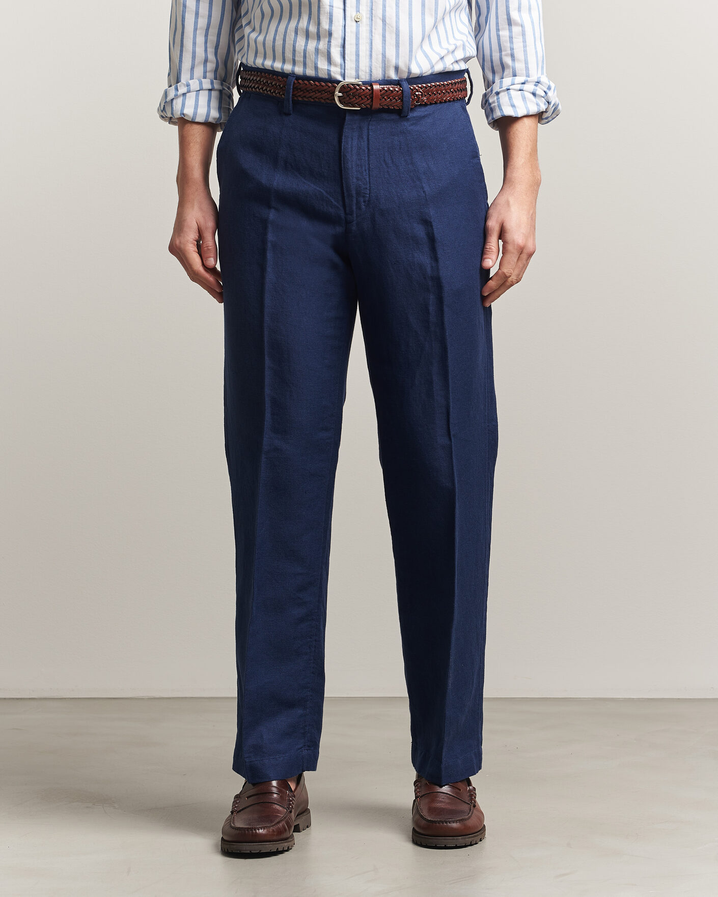 Hombres | Pantalones | Polo Ralph Lauren | Cotton Linen Pants Newport Navy
