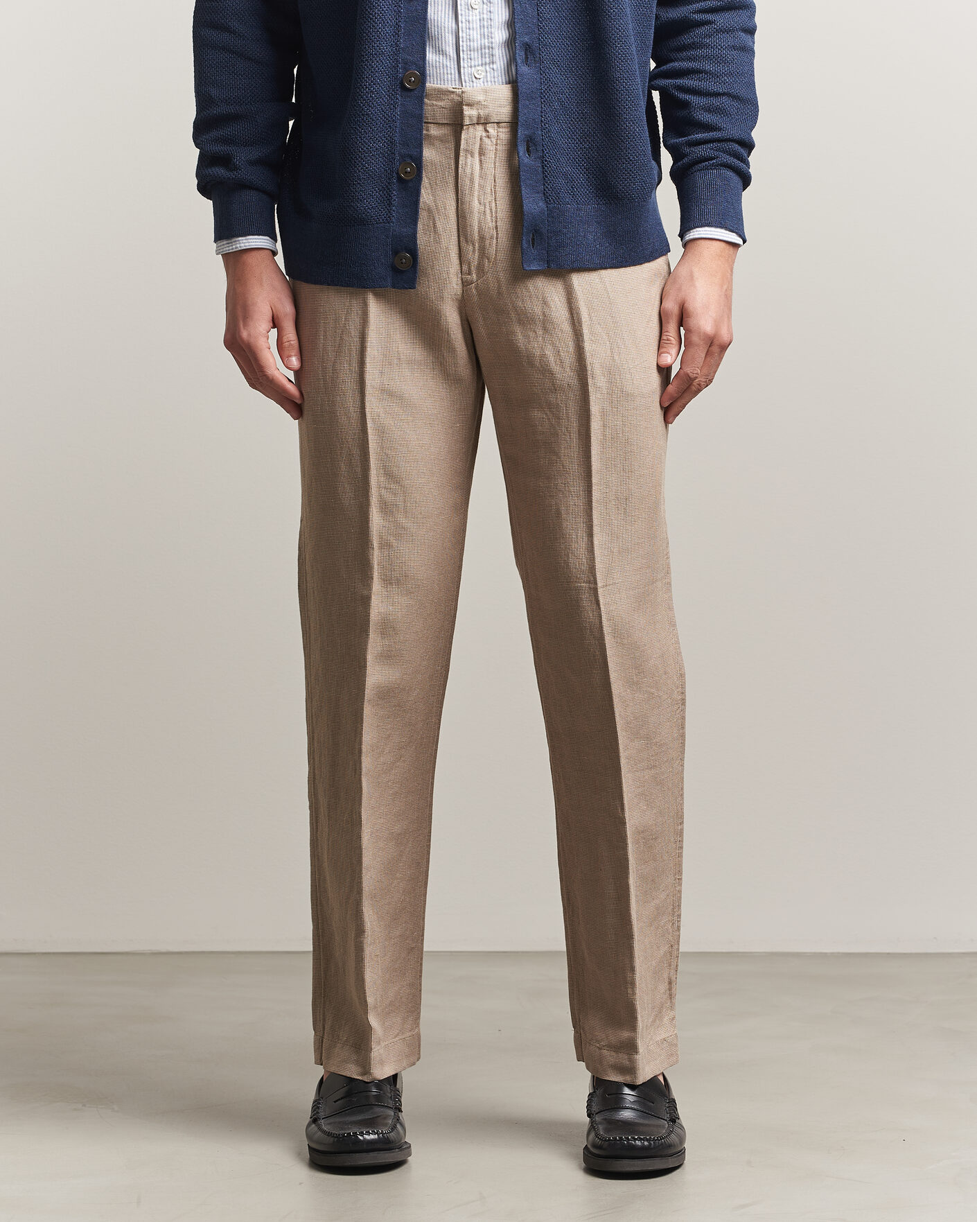 Hombres | Pantalones | Polo Ralph Lauren | Cotton Linen Pants Madison Tan Stone Grey