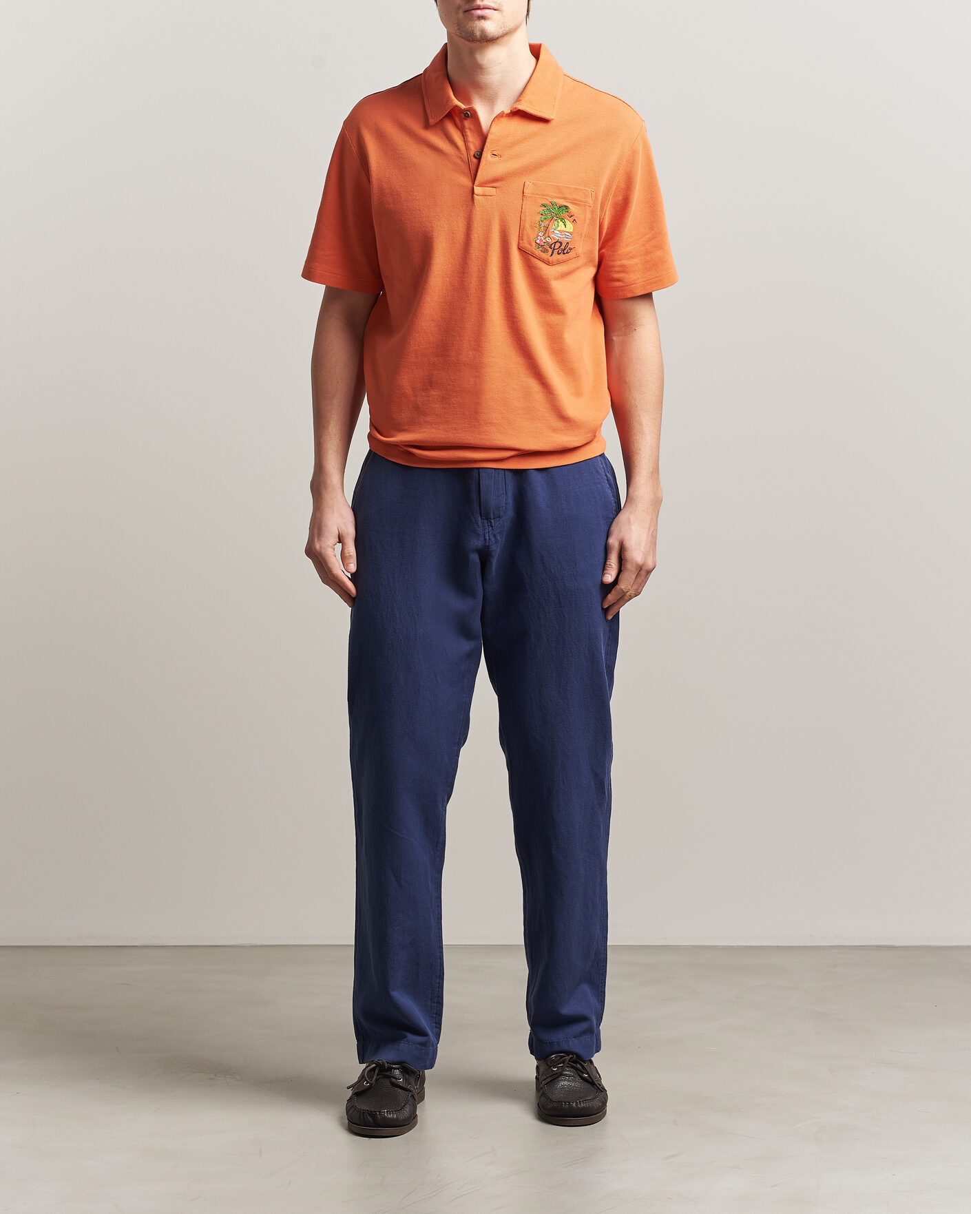 Hombres | Pantalones | Polo Ralph Lauren | Linen Cotton Pants New Classic Navy