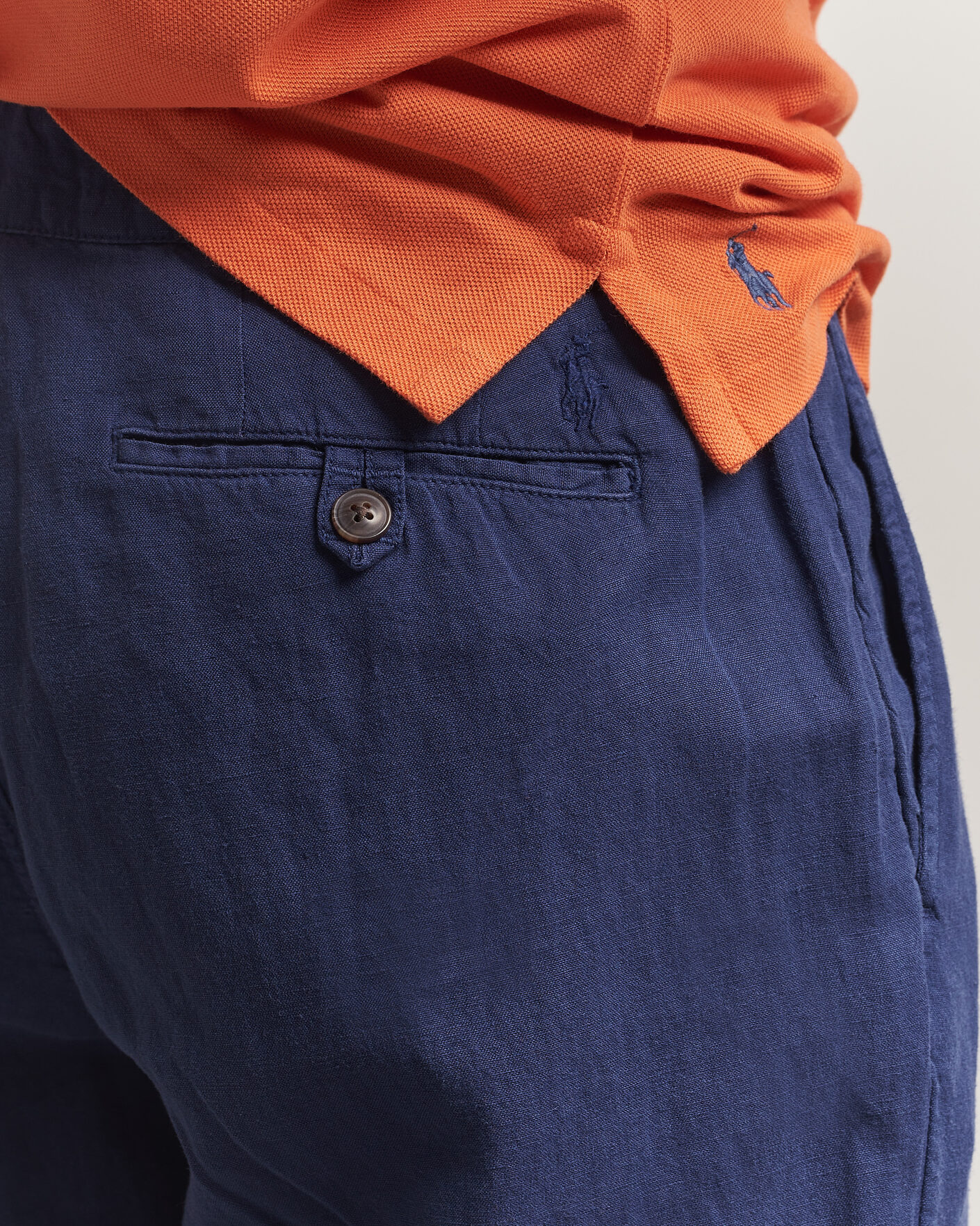 Hombres | Pantalones | Polo Ralph Lauren | Linen Cotton Pants New Classic Navy