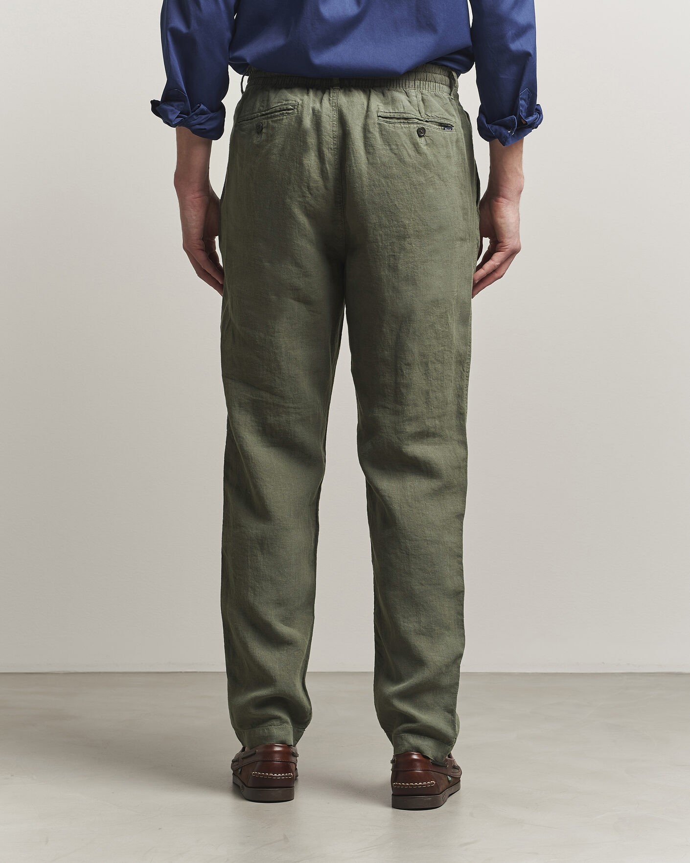Hombres | Pantalones | Polo Ralph Lauren | Prepster Linen Trousers New Olive