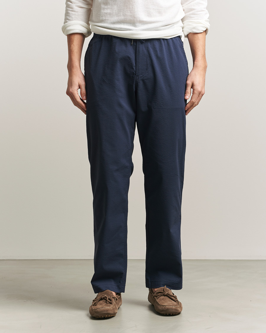 Hombres | Pantalones | Polo Ralph Lauren | Seersucker Pants Newport Navy