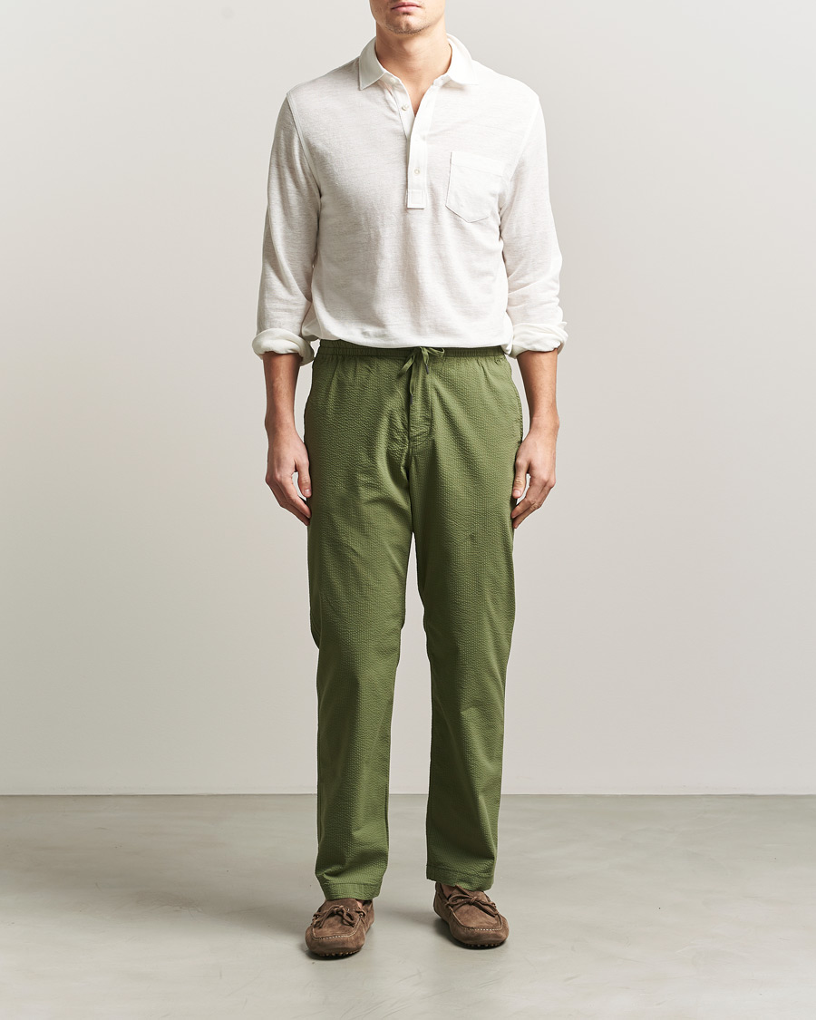 Hombres | Pantalones | Polo Ralph Lauren | Seersucker Pants Supply Olive