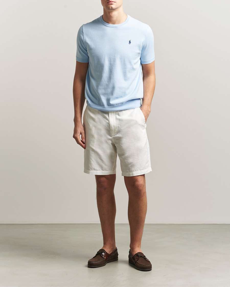 Hombres | Pantalones cortos | Polo Ralph Lauren | Cotton/Linen Shorts Deckwash White