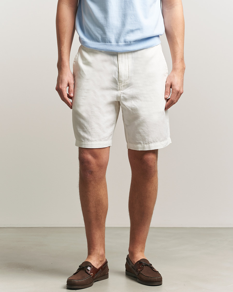Hombres | Pantalones cortos | Polo Ralph Lauren | Cotton/Linen Shorts Deckwash White