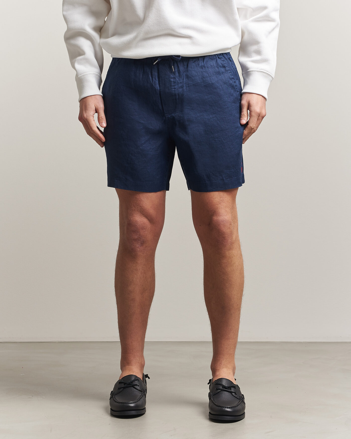 Hombres | Pantalones cortos | Polo Ralph Lauren | Dyed Linen Shorts Newport Navy
