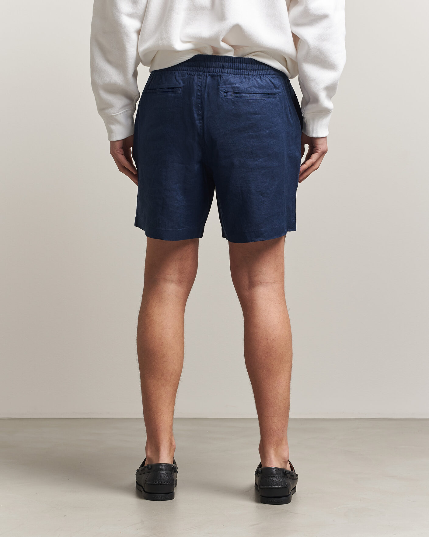 Hombres | Pantalones cortos | Polo Ralph Lauren | Dyed Linen Shorts Newport Navy