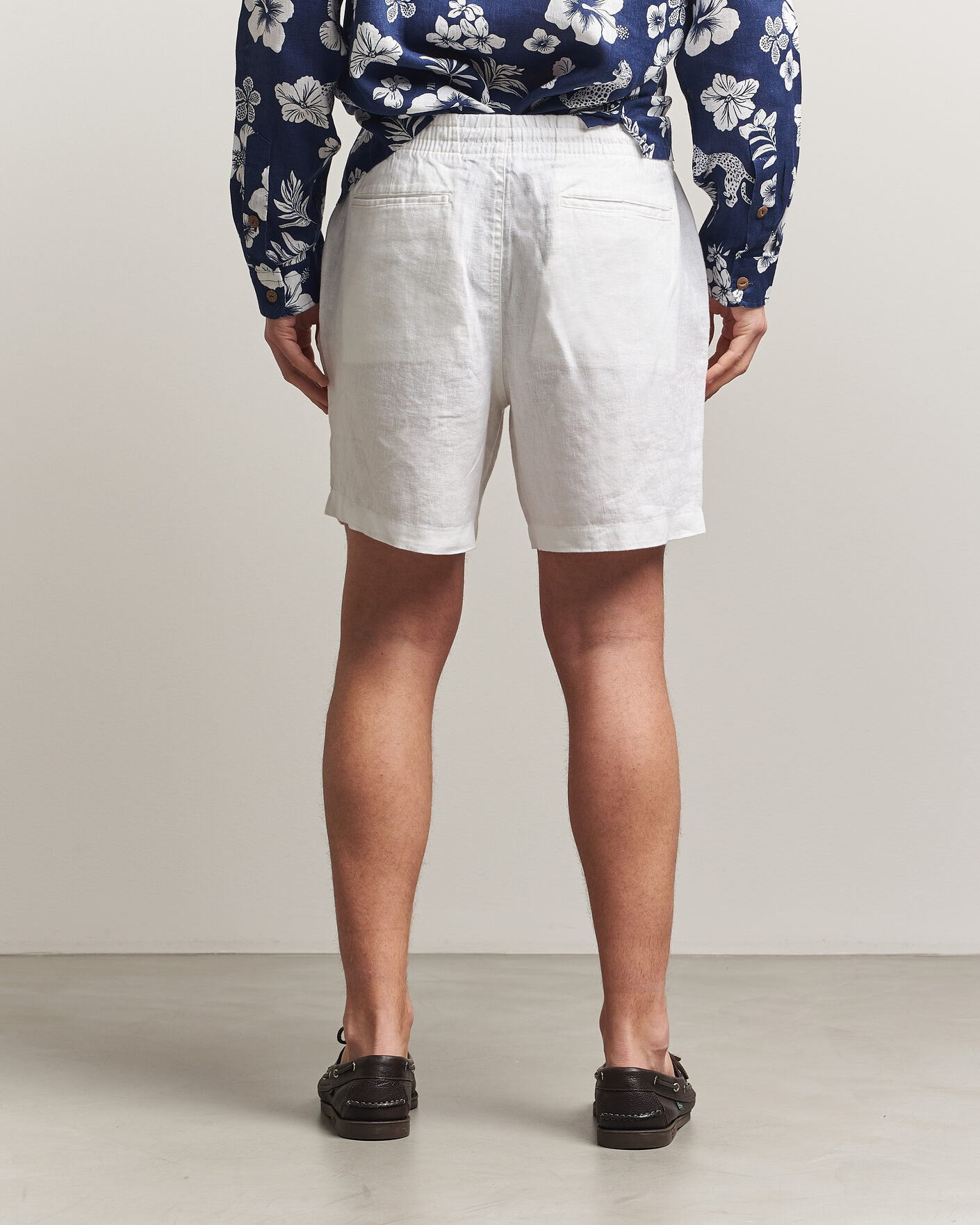 Hombres | Pantalones cortos | Polo Ralph Lauren | Dyed Linen Shorts White