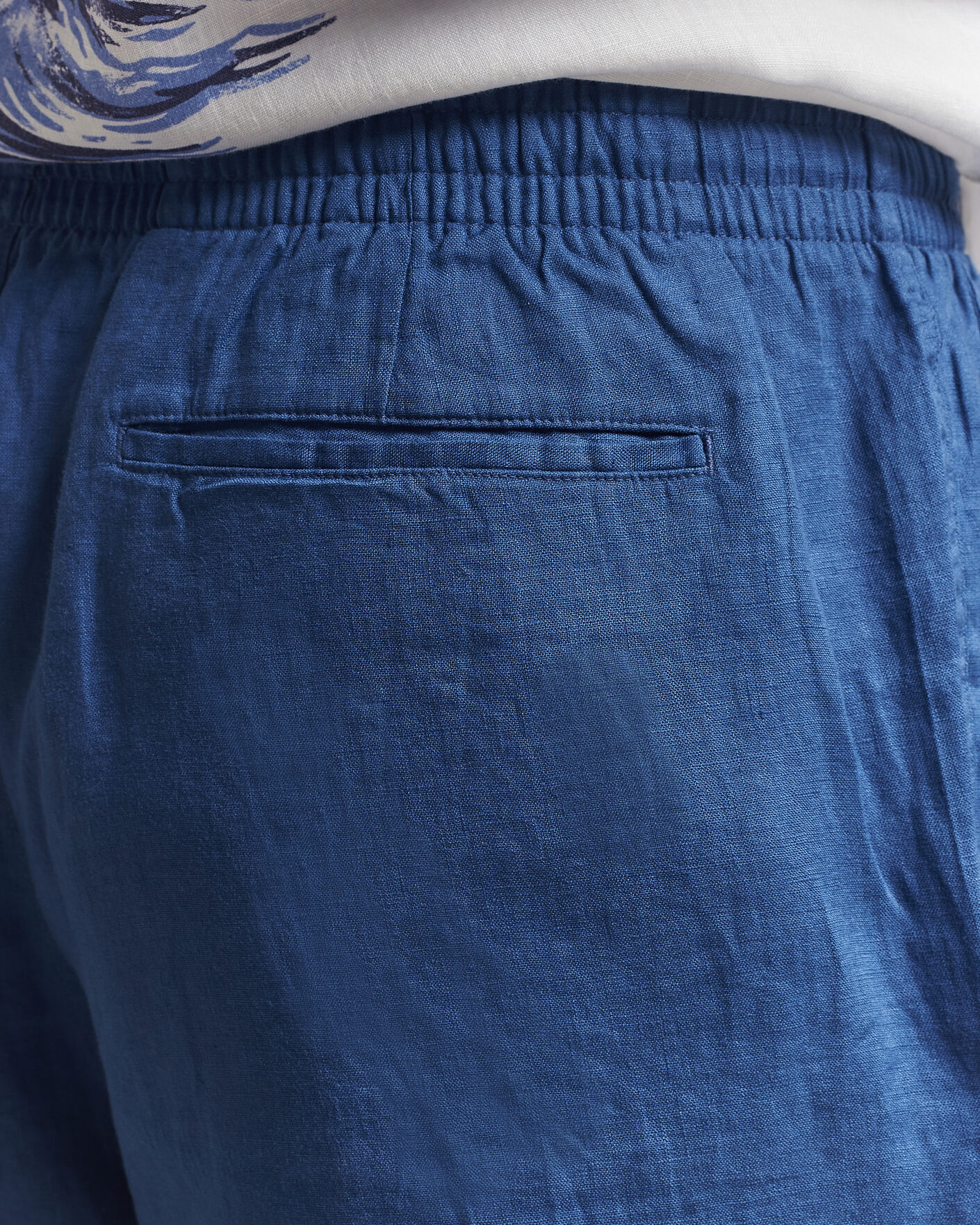 Hombres | Pantalones cortos | Polo Ralph Lauren | Dyed Linen Shorts Dusty Azure
