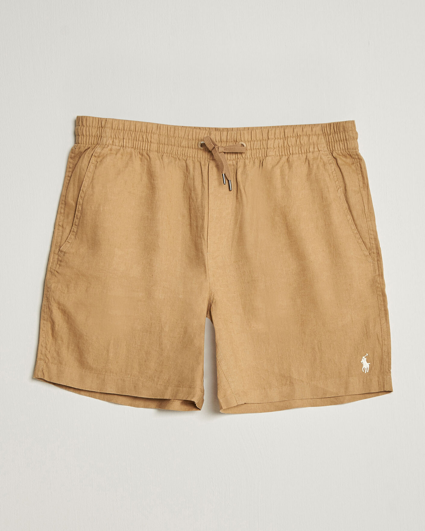 Hombres | Pantalones cortos | Polo Ralph Lauren | Dyed Linen Shorts Cafe Tan