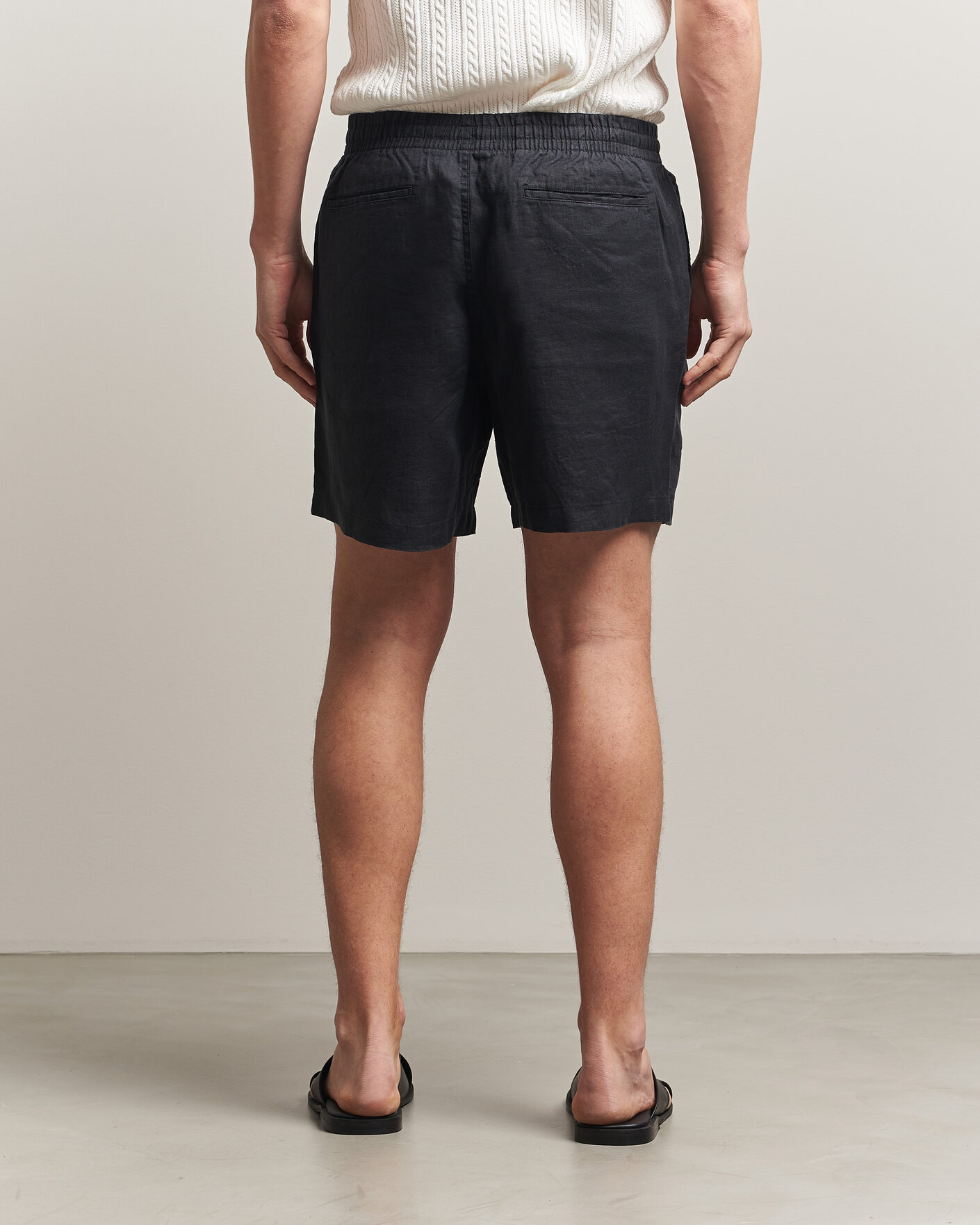 Hombres | Pantalones cortos | Polo Ralph Lauren | Dyed Linen Shorts Polo Black