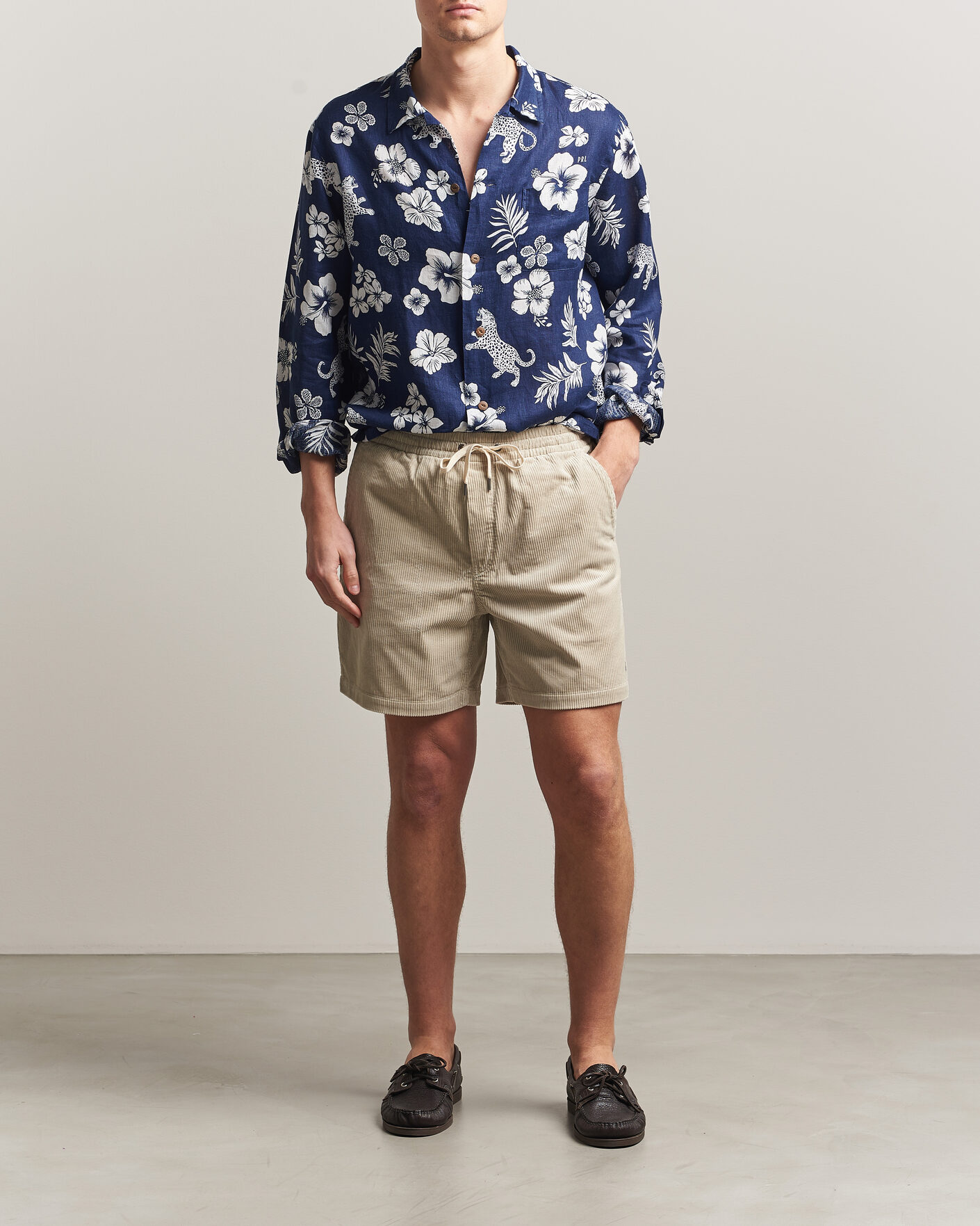 Hombres | Pantalones cortos | Polo Ralph Lauren | Corduroy Shorts Khaki Stone