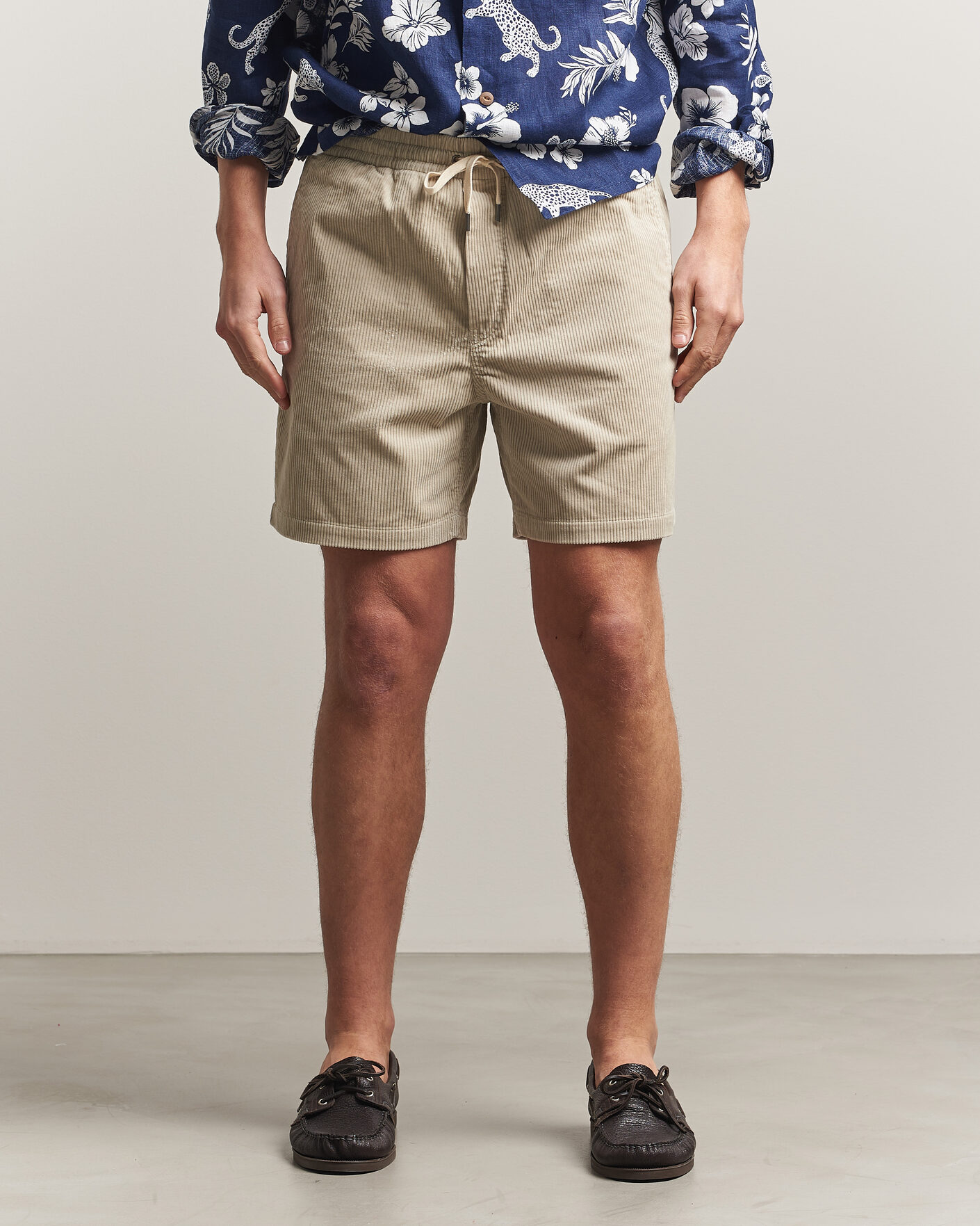 Hombres | Pantalones cortos | Polo Ralph Lauren | Corduroy Shorts Khaki Stone