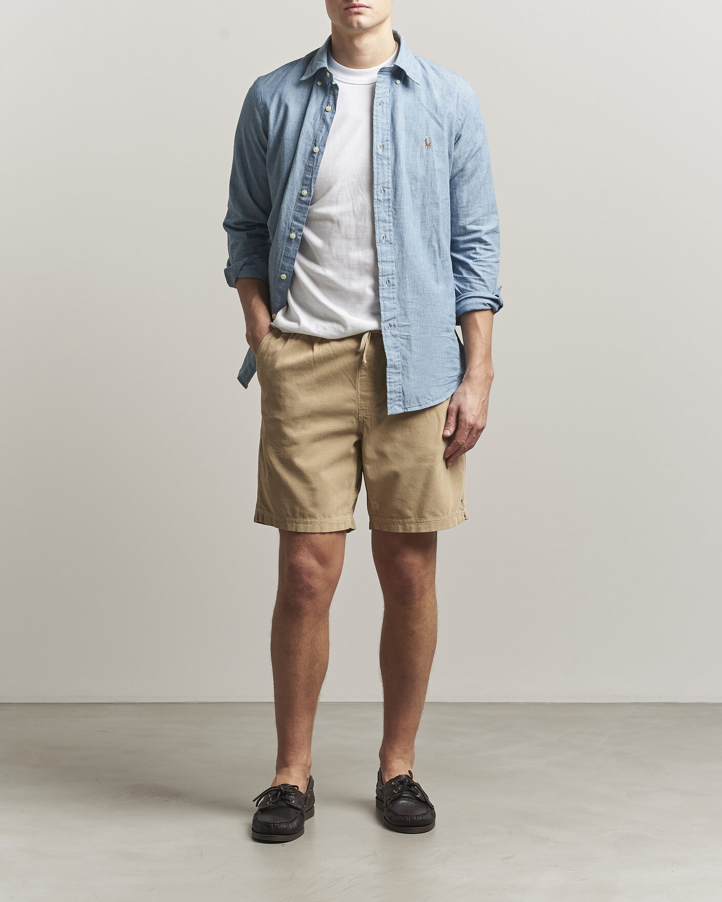 Hombres | Pantalones cortos | Polo Ralph Lauren | Wale Cord Shorts Paddock Tan