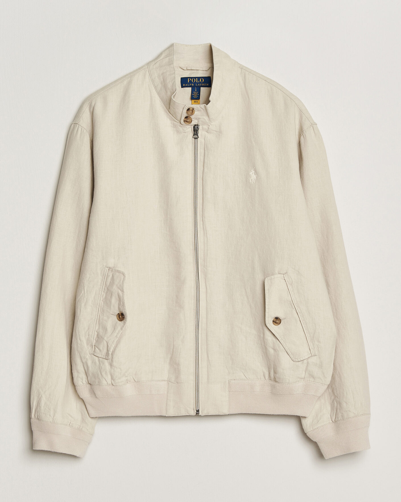 Hombres | Abrigos y chaquetas | Polo Ralph Lauren | Linen Herringbone Windbreaker Basic Sand