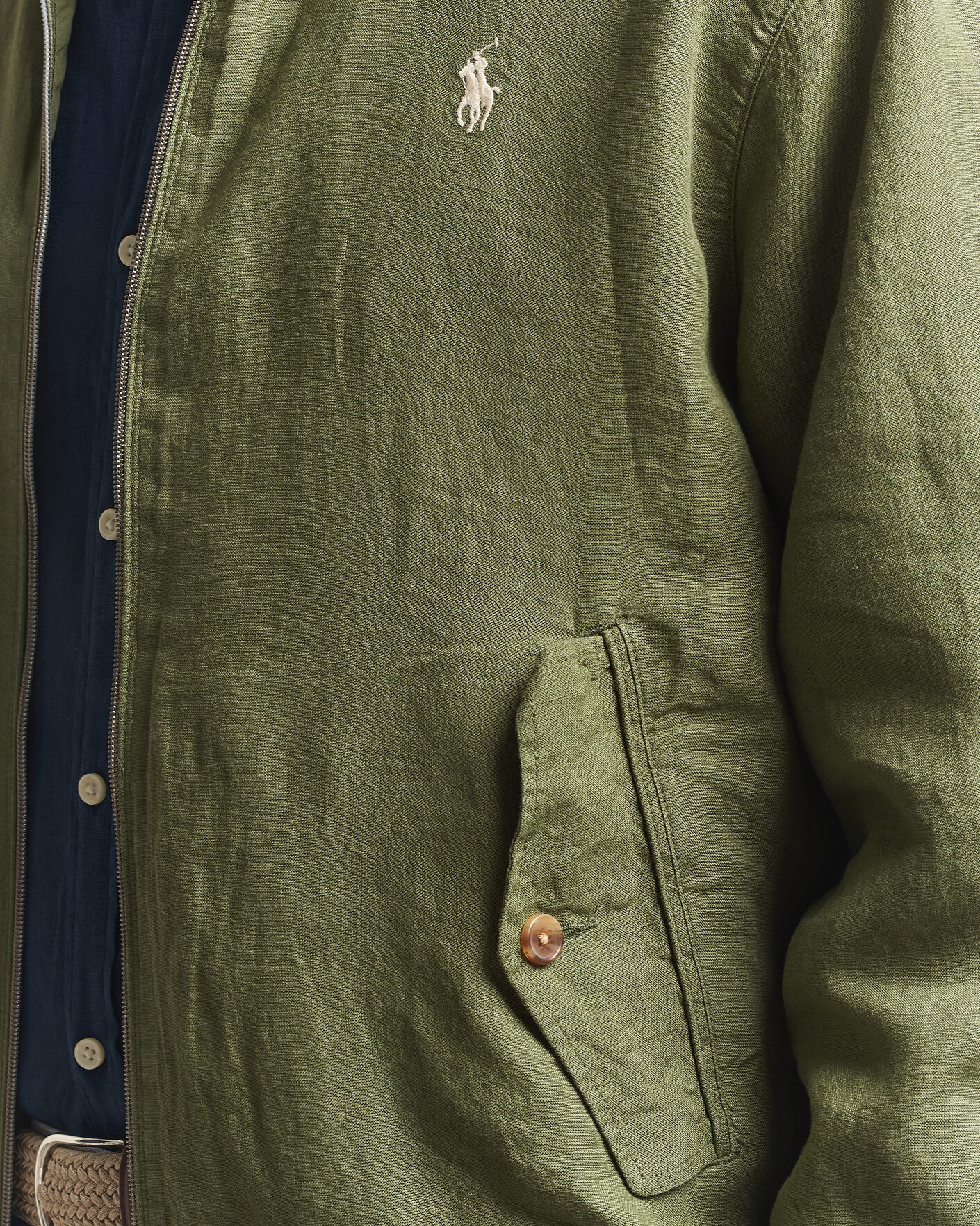 Hombres | Abrigos y chaquetas | Polo Ralph Lauren | Linen Herringbone Windbreaker Garden Trail