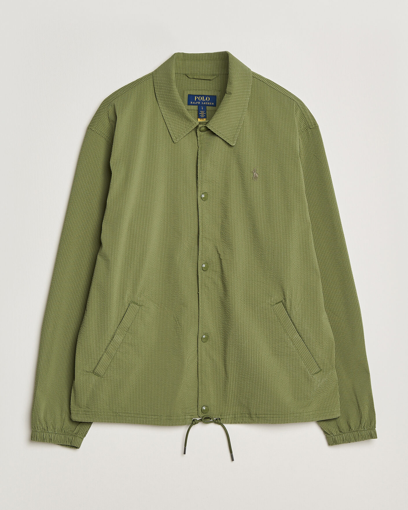 Hombres | Abrigos y chaquetas | Polo Ralph Lauren | Seersucker Windbreaker Jacket Supply Olive