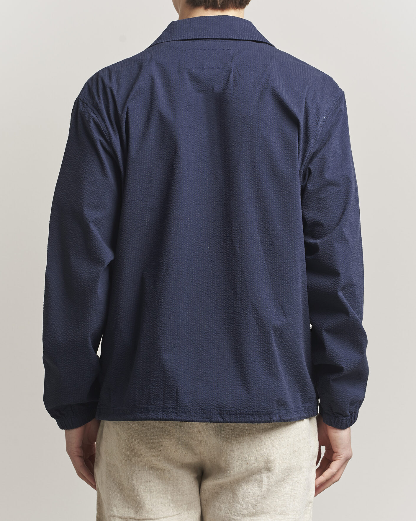 Hombres | Abrigos y chaquetas | Polo Ralph Lauren | Seersucker Windbreaker Jacket Newport Navy