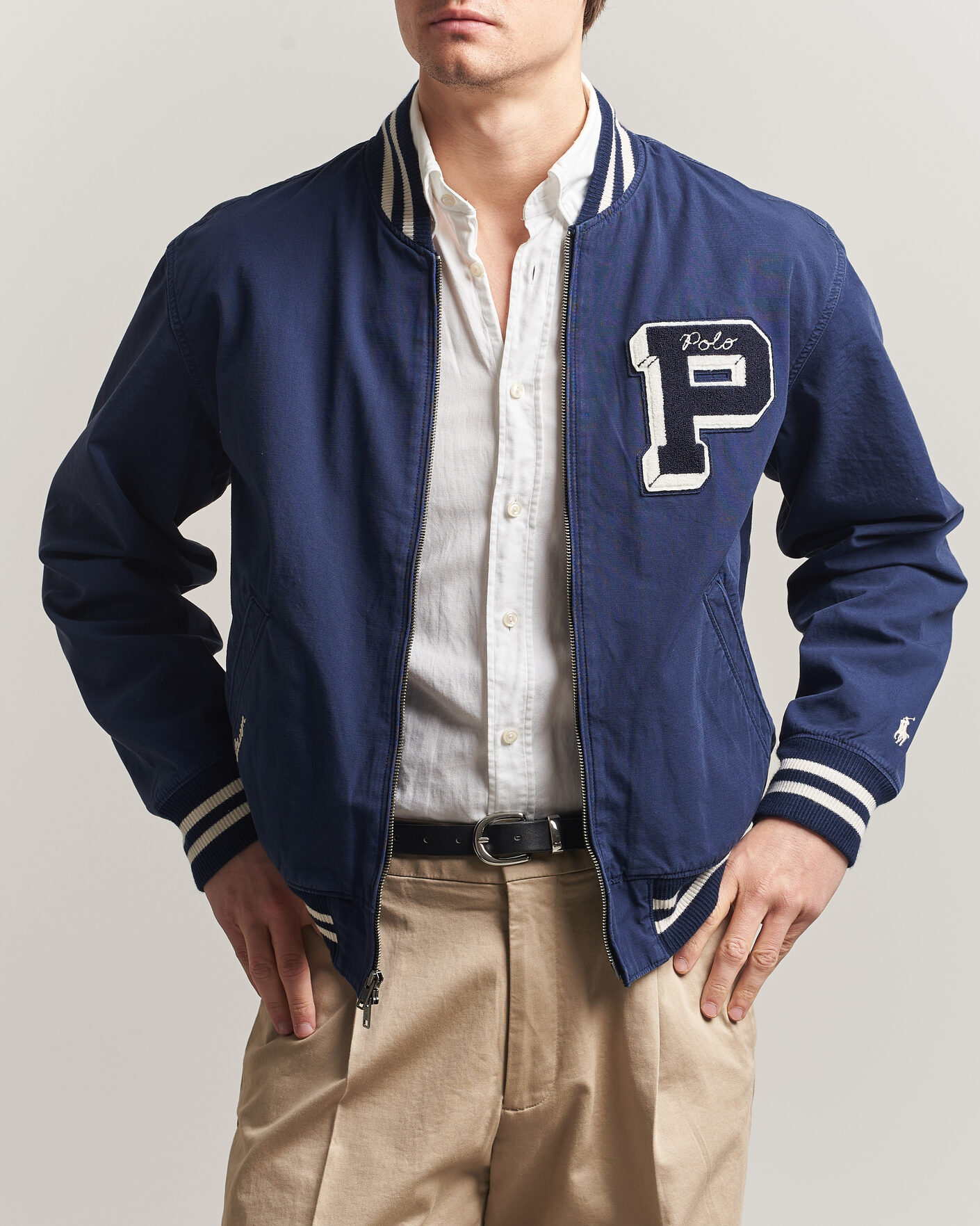 Hombres | Abrigos y chaquetas | Polo Ralph Lauren | Rustic Canvas Bomberjacket Newport Navy