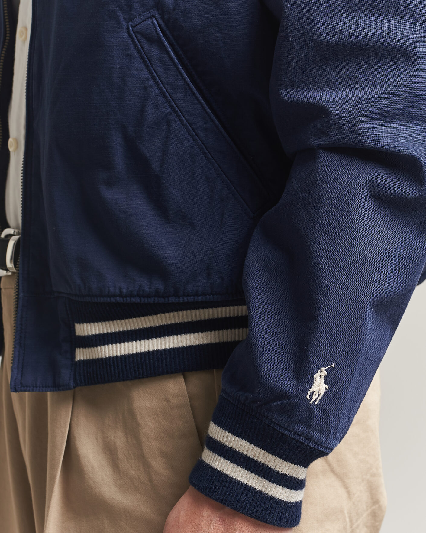 Hombres | Abrigos y chaquetas | Polo Ralph Lauren | Rustic Canvas Bomberjacket Newport Navy