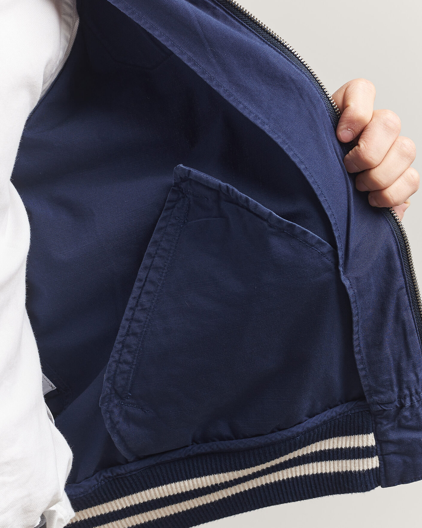 Hombres | Abrigos y chaquetas | Polo Ralph Lauren | Rustic Canvas Bomberjacket Newport Navy