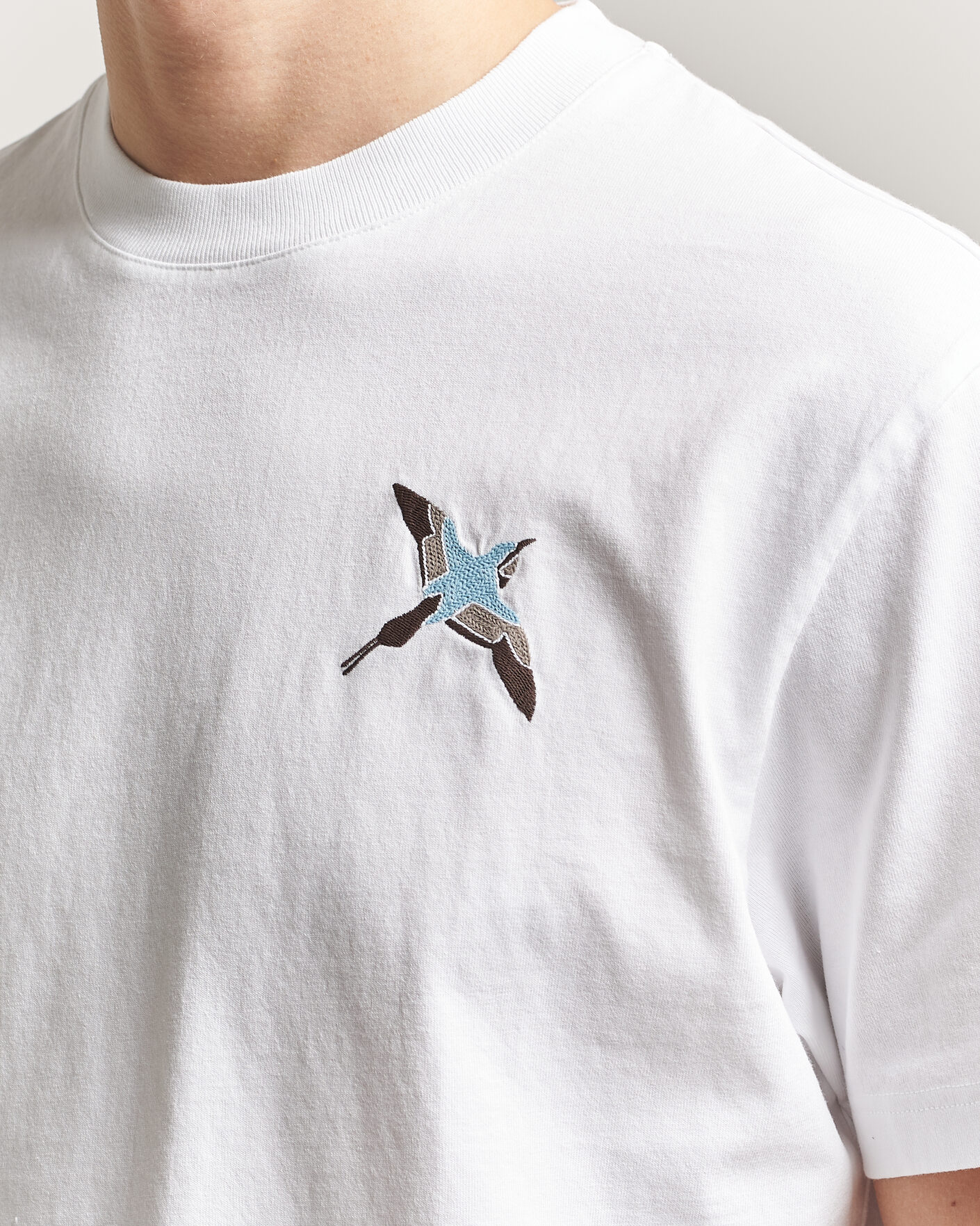 Hombres | Camisetas | Axel Arigato | Micro Bee Bird T-Shirt White