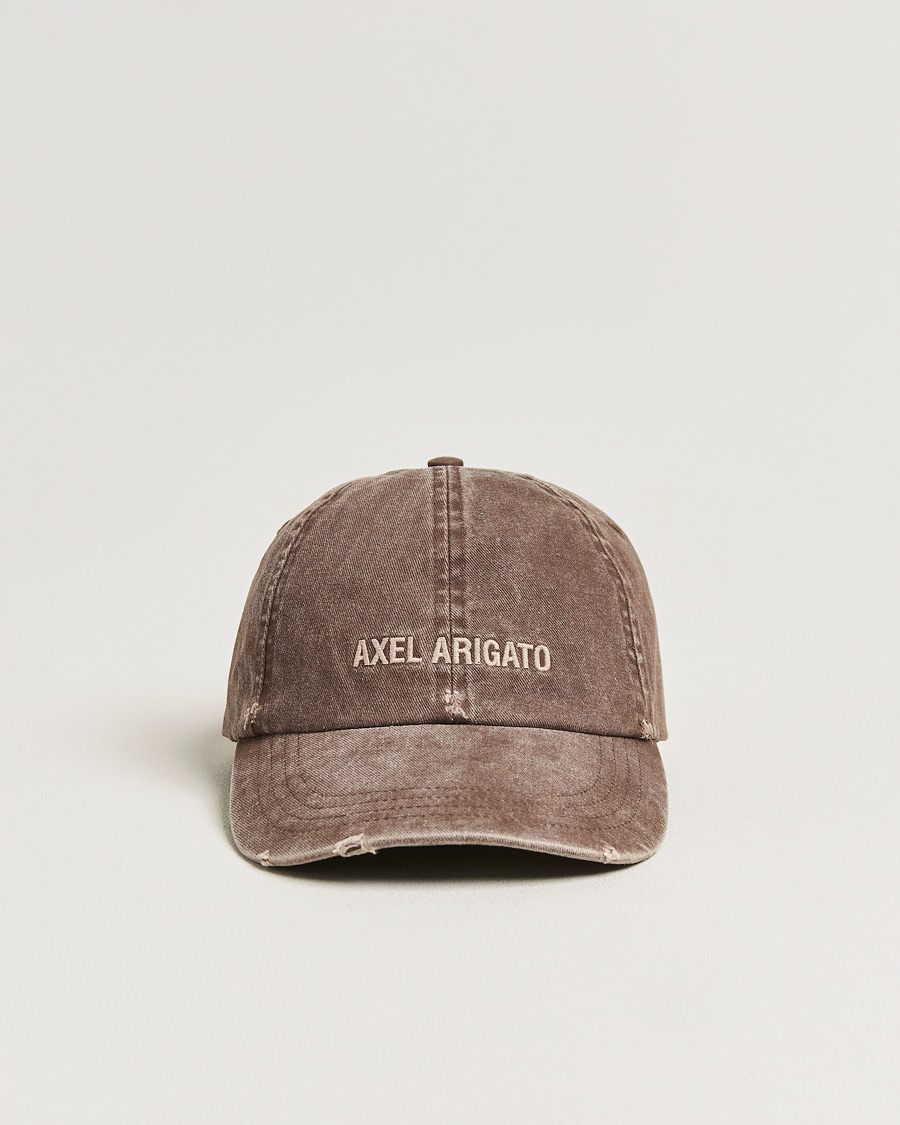 Hombres | Sombreros y gorras | Axel Arigato | AA Logo Cap Washed Brown