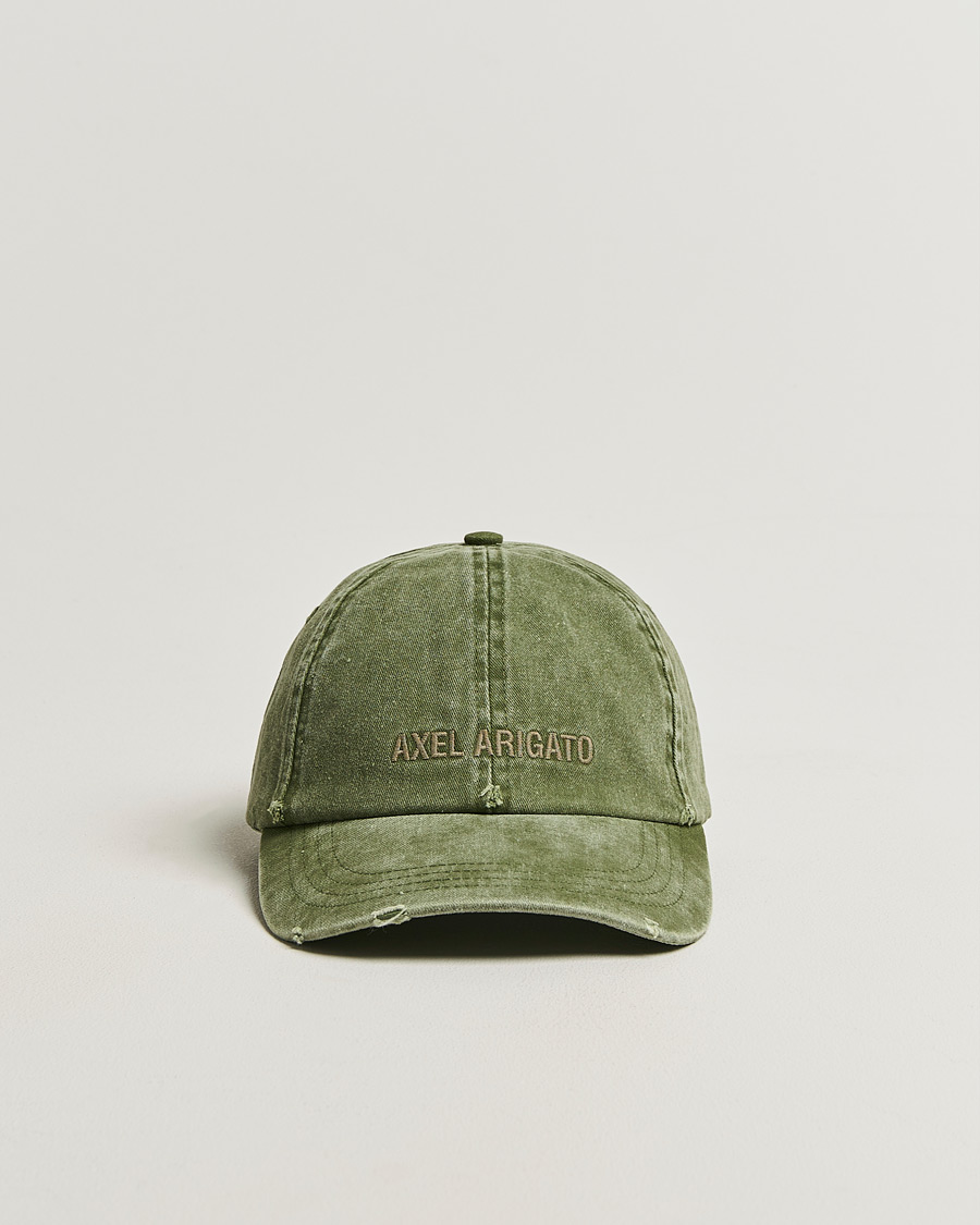 Hombres | Sombreros y gorras | Axel Arigato | AA Logo Cap Washed Green