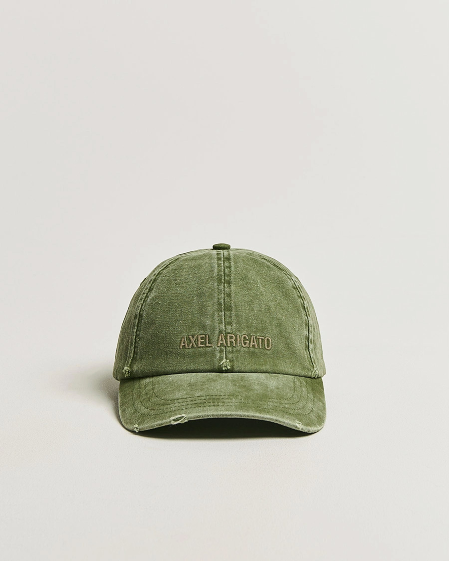 Hombres | Sombreros y gorras | Axel Arigato | AA Logo Cap Washed Green