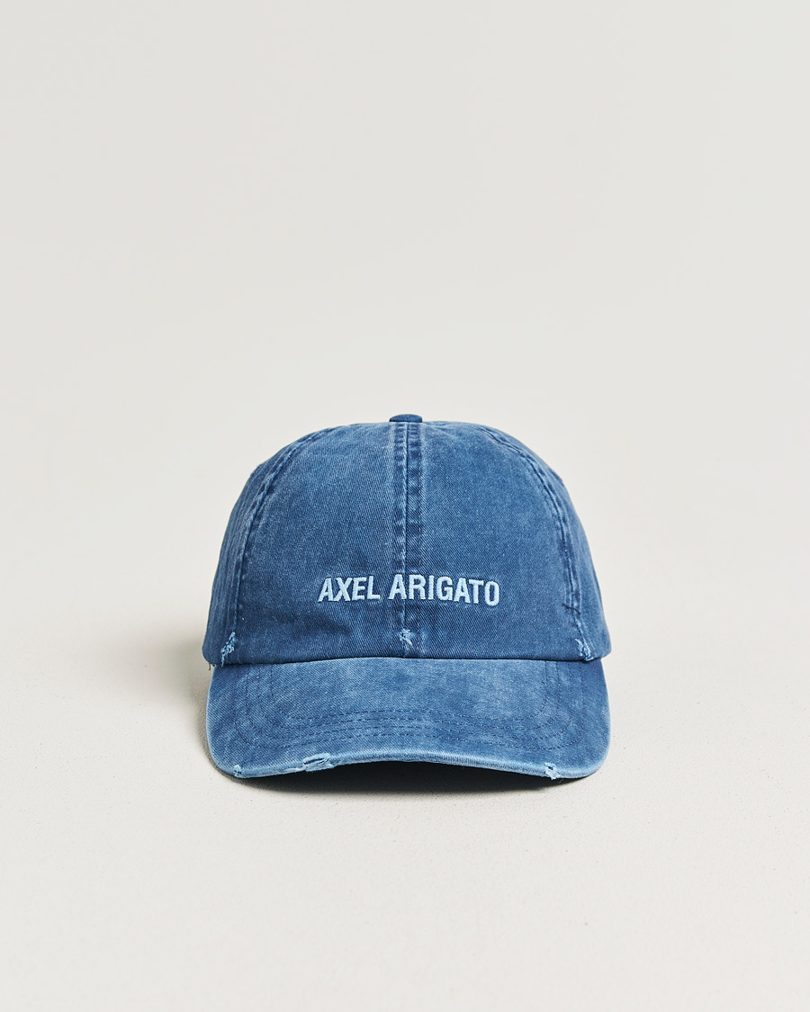 Hombres | Sombreros y gorras | Axel Arigato | AA Logo Cap Washed Blue
