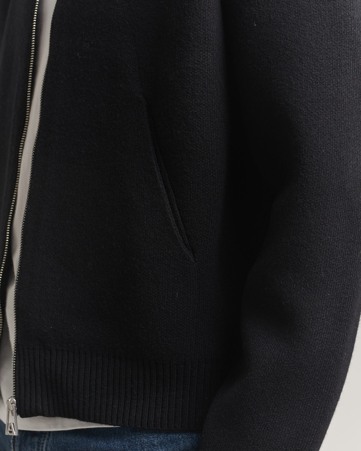 Hombres | Jerséis y prendas de punto | Axel Arigato | Core Zip-Up Sweater Black