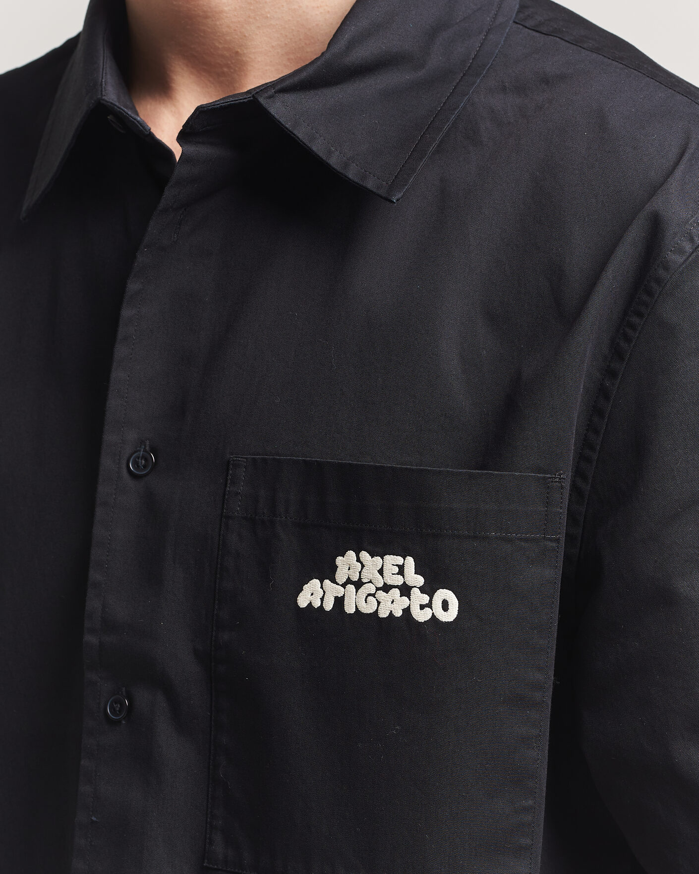Hombres | Camisas | Axel Arigato | Drew Short Sleeve Shirt Black