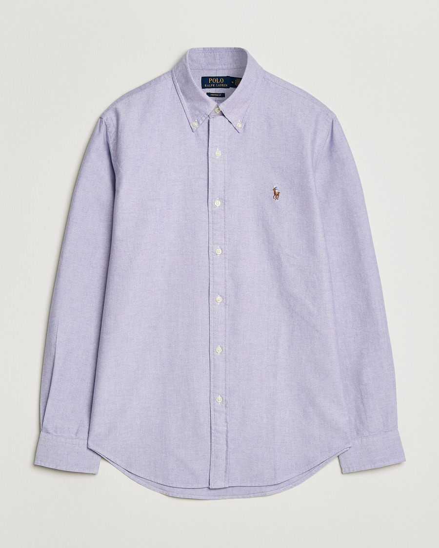 Hombres | Camisas | Polo Ralph Lauren | Custom Fit Oxford Shirt Tissel Purple