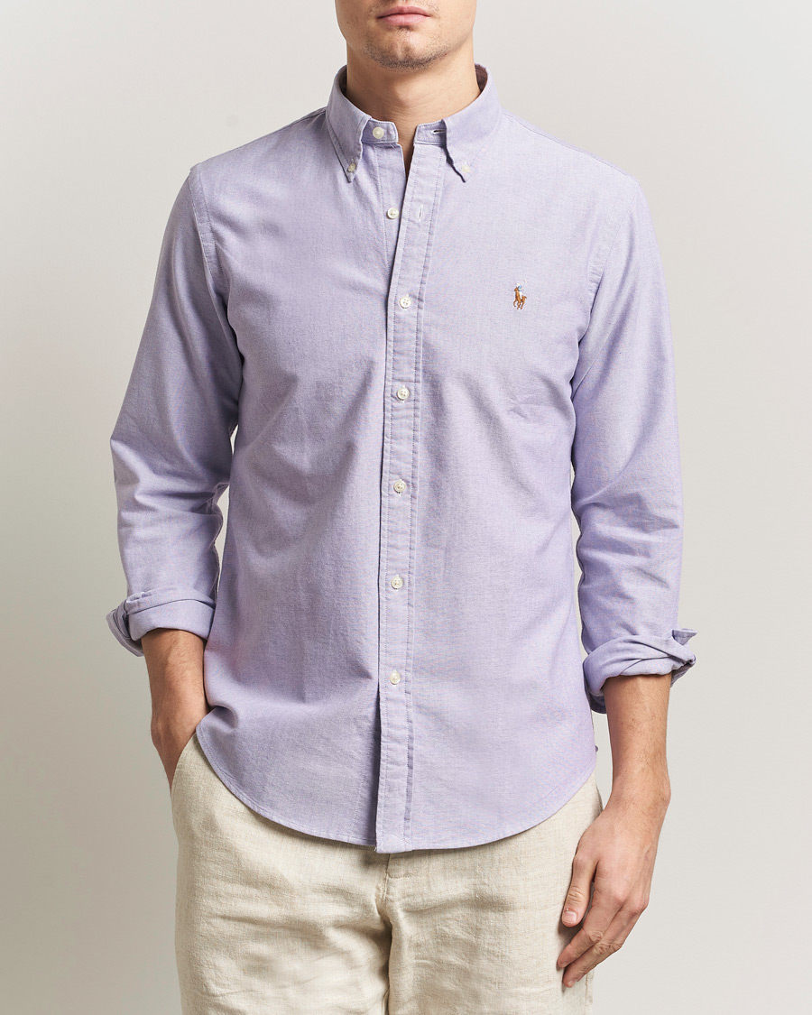 Hombres | Camisas | Polo Ralph Lauren | Custom Fit Oxford Shirt Tissel Purple