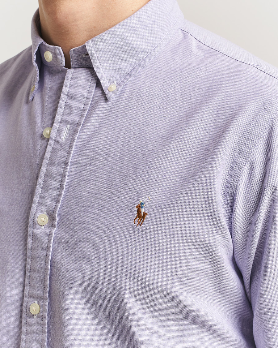 Hombres | Camisas | Polo Ralph Lauren | Custom Fit Oxford Shirt Tissel Purple