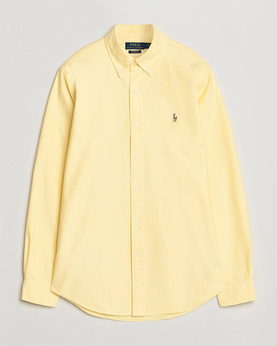 Hombres | Camisas | Polo Ralph Lauren | Custom Fit Oxford Shirt Yellow