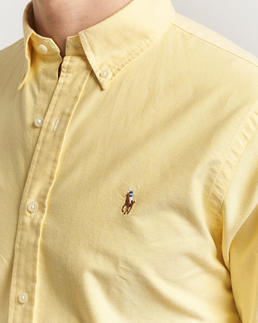 Hombres | Camisas | Polo Ralph Lauren | Custom Fit Oxford Shirt Yellow