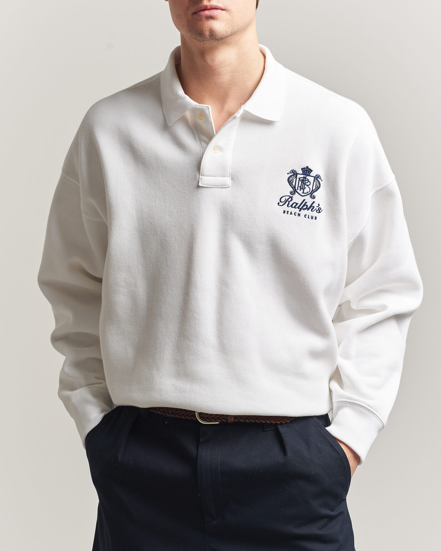 Hombres | Jerséis y prendas de punto | Polo Ralph Lauren | Ralph's Beach Club Sweater White