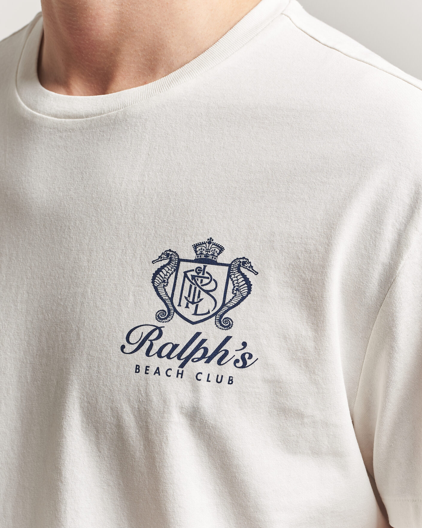 Hombres | Camisetas | Polo Ralph Lauren | Ralph's Beach Club Back Print Tee White