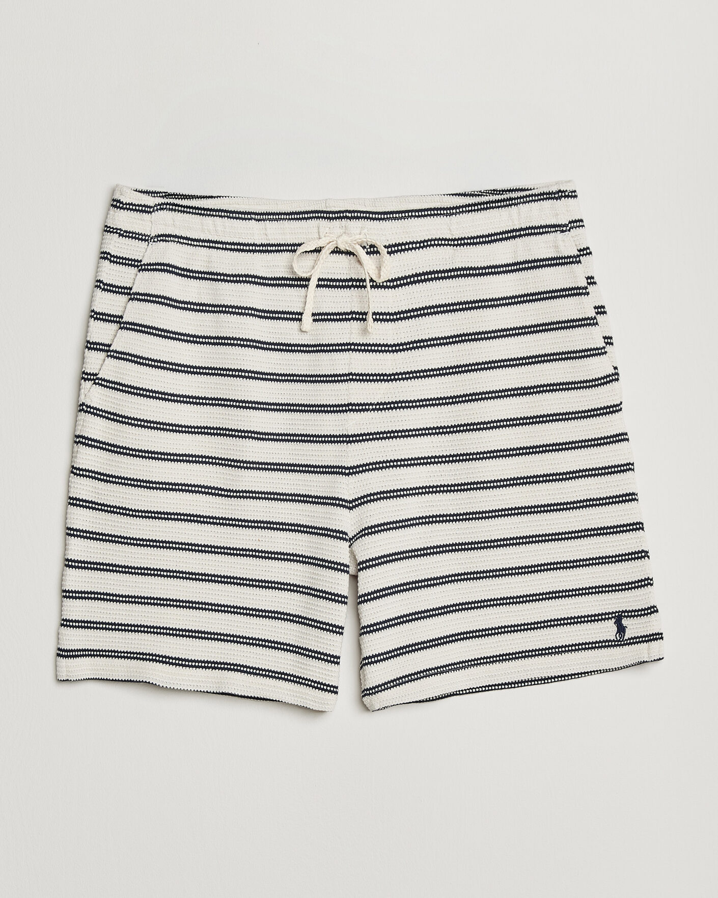 Hombres | Pantalones cortos | Polo Ralph Lauren | Knitted Shorts Pale Cream/Newport Navy