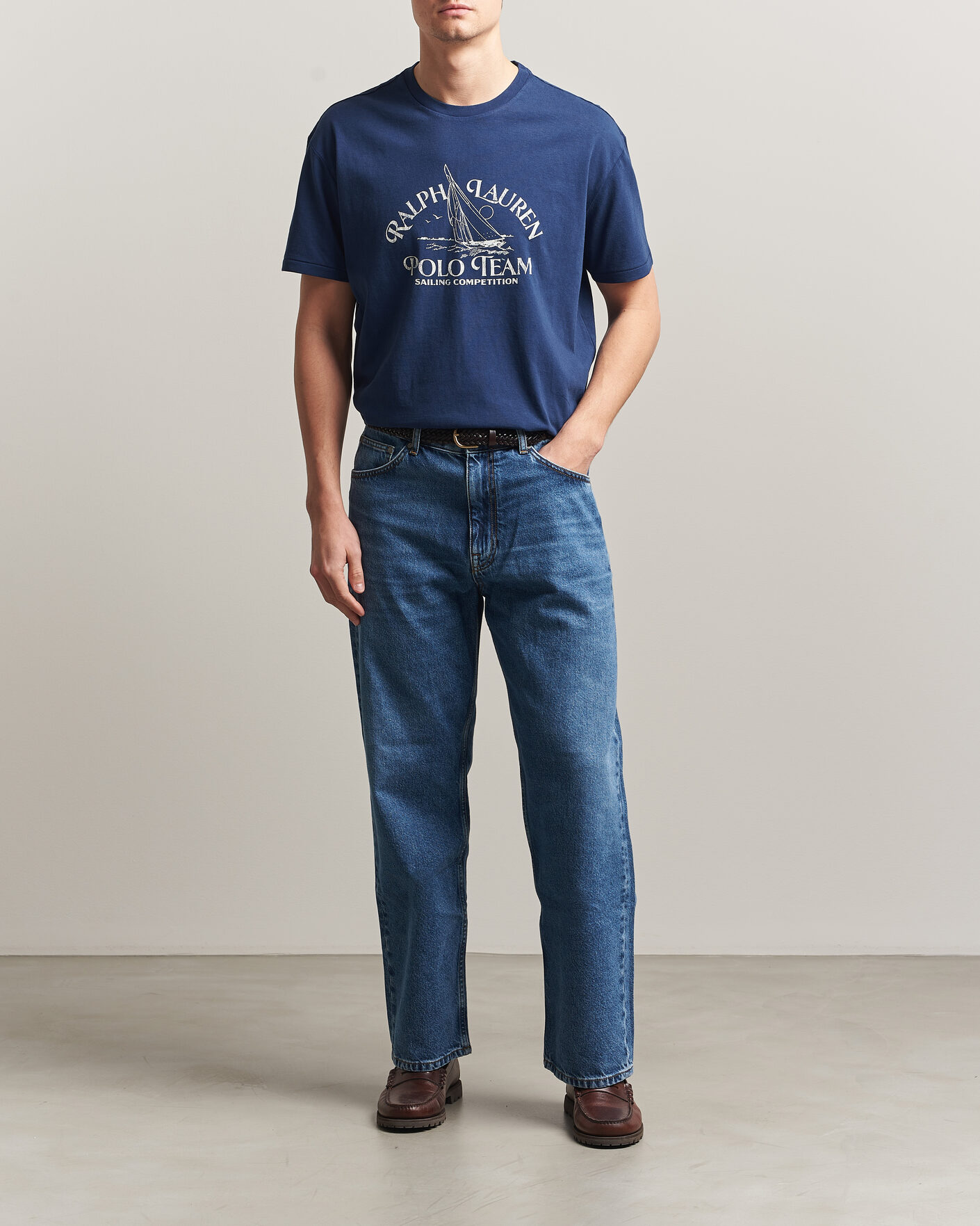 Hombres | Camisetas | Polo Ralph Lauren | Ralph's Beach Club Printed Tee Dark Cobalt
