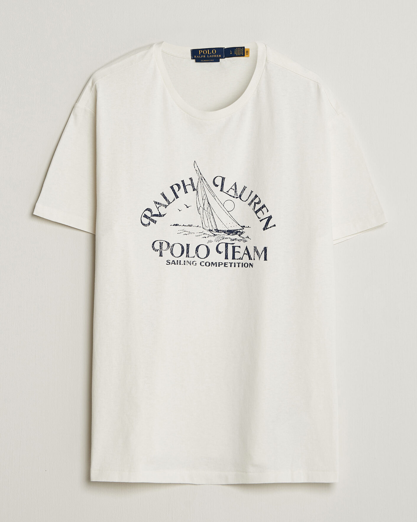 Hombres | Camisetas | Polo Ralph Lauren | Ralph's Beach Club Printed Tee Deckwash White